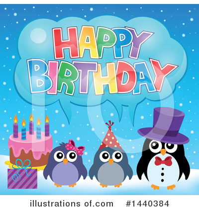 Royalty-Free (RF) Penguin Clipart Illustration by visekart - Stock Sample #1440384