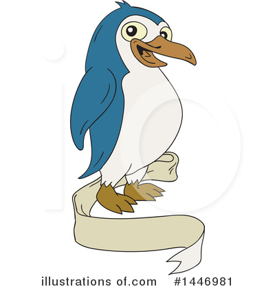 Royalty-Free (RF) Penguin Clipart Illustration by patrimonio - Stock Sample #1446981