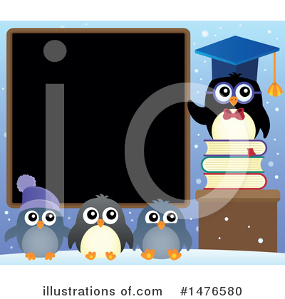 Royalty-Free (RF) Penguin Clipart Illustration by visekart - Stock Sample #1476580