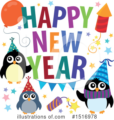 Royalty-Free (RF) Penguin Clipart Illustration by visekart - Stock Sample #1516978