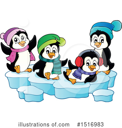 Royalty-Free (RF) Penguin Clipart Illustration by visekart - Stock Sample #1516983