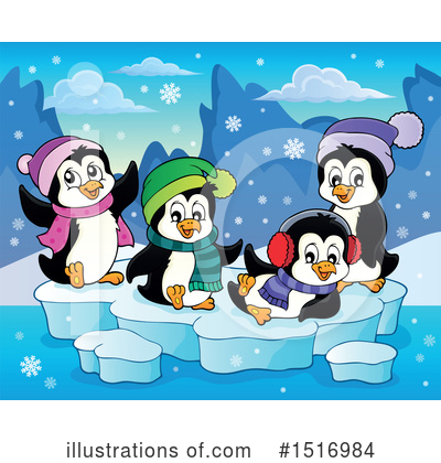 Royalty-Free (RF) Penguin Clipart Illustration by visekart - Stock Sample #1516984