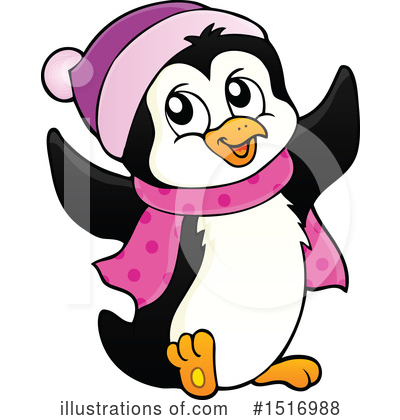 Royalty-Free (RF) Penguin Clipart Illustration by visekart - Stock Sample #1516988