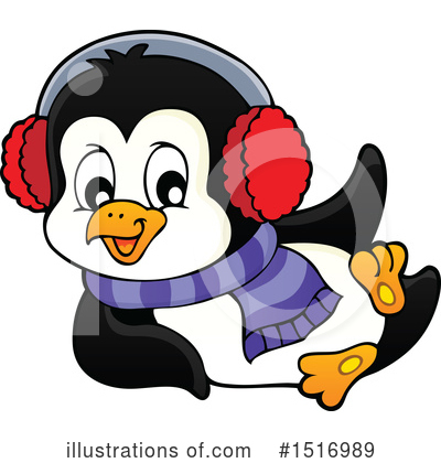 Royalty-Free (RF) Penguin Clipart Illustration by visekart - Stock Sample #1516989