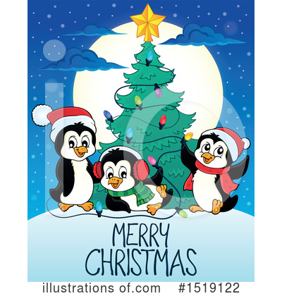 Royalty-Free (RF) Penguin Clipart Illustration by visekart - Stock Sample #1519122