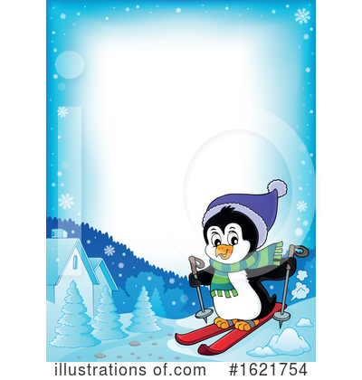 Skiing Clipart #1621754 by visekart