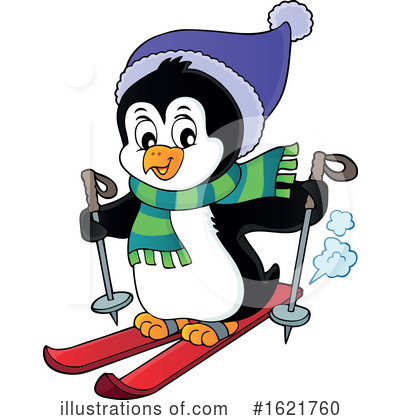 Skiing Clipart #1621760 by visekart
