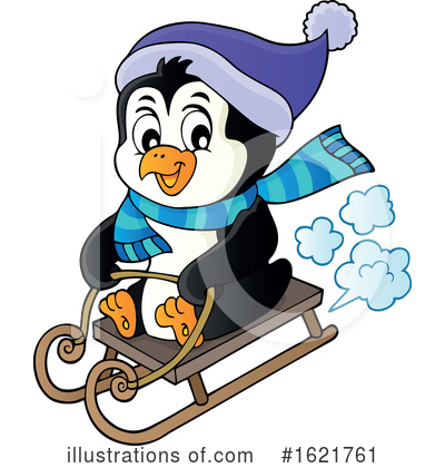 Royalty-Free (RF) Penguin Clipart Illustration by visekart - Stock Sample #1621761