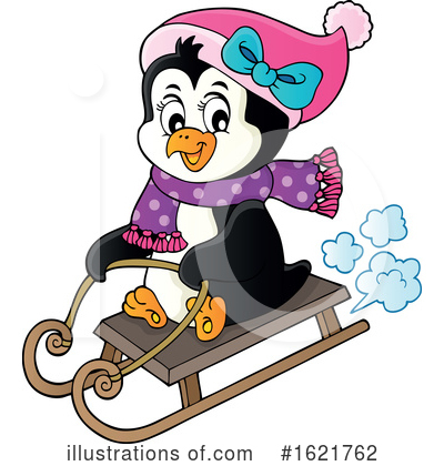 Royalty-Free (RF) Penguin Clipart Illustration by visekart - Stock Sample #1621762