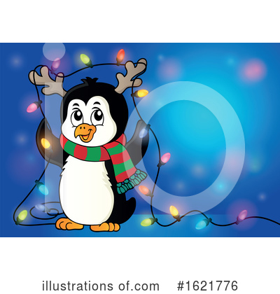 Royalty-Free (RF) Penguin Clipart Illustration by visekart - Stock Sample #1621776