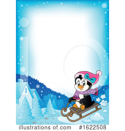 Royalty-Free (RF) Penguin Clipart Illustration by visekart - Stock Sample #1622508
