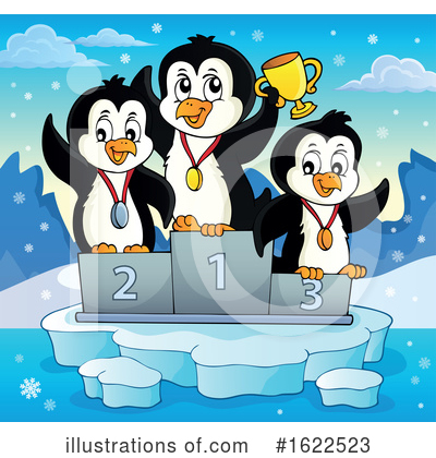 Royalty-Free (RF) Penguin Clipart Illustration by visekart - Stock Sample #1622523