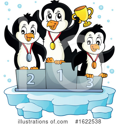 Royalty-Free (RF) Penguin Clipart Illustration by visekart - Stock Sample #1622538