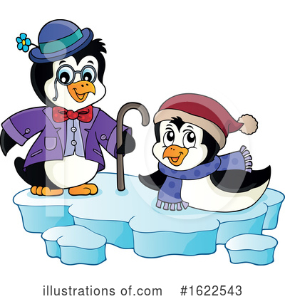 Royalty-Free (RF) Penguin Clipart Illustration by visekart - Stock Sample #1622543