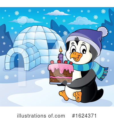 Royalty-Free (RF) Penguin Clipart Illustration by visekart - Stock Sample #1624371