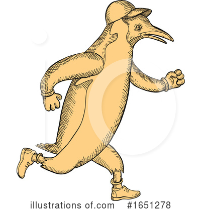 Royalty-Free (RF) Penguin Clipart Illustration by patrimonio - Stock Sample #1651278