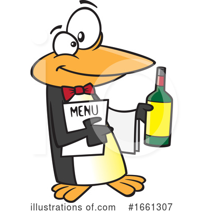 Waiter Clipart #1661307 by toonaday