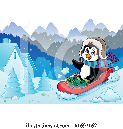Royalty-Free (RF) Penguin Clipart Illustration by visekart - Stock Sample #1692162