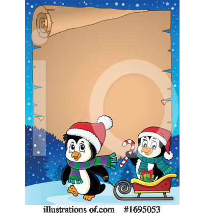 Royalty-Free (RF) Penguin Clipart Illustration by visekart - Stock Sample #1695053