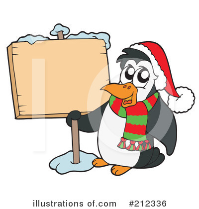 Royalty-Free (RF) Penguin Clipart Illustration by visekart - Stock Sample #212336