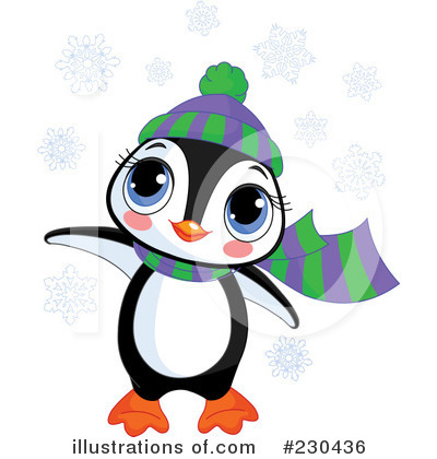 Royalty-Free (RF) Penguin Clipart Illustration by Pushkin - Stock Sample #230436