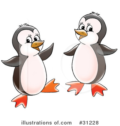 Penguin Clipart #31228 by Alex Bannykh