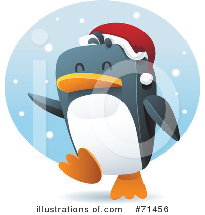 Royalty-Free (RF) Penguin Clipart Illustration by Qiun - Stock Sample #71456