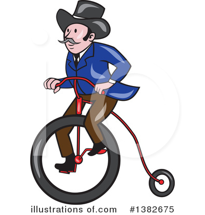 Bicycle Clipart #1382675 by patrimonio