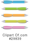 Pens Clipart #29839 by Melisende Vector