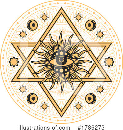 Royalty-Free (RF) Pentagram Clipart Illustration by Vector Tradition SM - Stock Sample #1786273