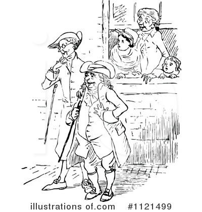 Royalty-Free (RF) People Clipart Illustration by Prawny Vintage - Stock Sample #1121499