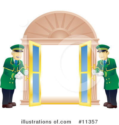 Entrance Clipart #11357 by AtStockIllustration