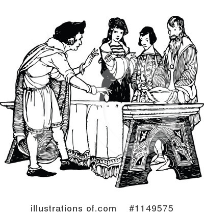 Royalty-Free (RF) People Clipart Illustration by Prawny Vintage - Stock Sample #1149575