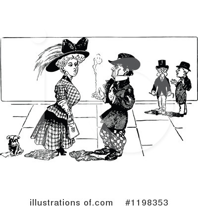 Royalty-Free (RF) People Clipart Illustration by Prawny Vintage - Stock Sample #1198353