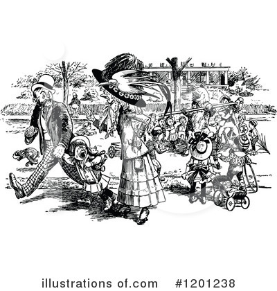 Royalty-Free (RF) People Clipart Illustration by Prawny Vintage - Stock Sample #1201238