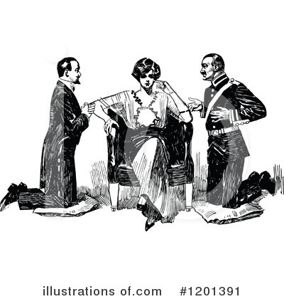 Royalty-Free (RF) People Clipart Illustration by Prawny Vintage - Stock Sample #1201391