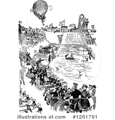 Royalty-Free (RF) People Clipart Illustration by Prawny Vintage - Stock Sample #1201701