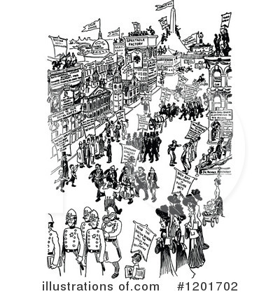 Royalty-Free (RF) People Clipart Illustration by Prawny Vintage - Stock Sample #1201702