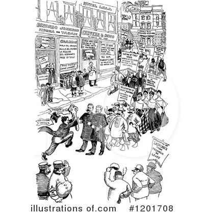 Royalty-Free (RF) People Clipart Illustration by Prawny Vintage - Stock Sample #1201708