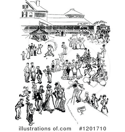 Royalty-Free (RF) People Clipart Illustration by Prawny Vintage - Stock Sample #1201710