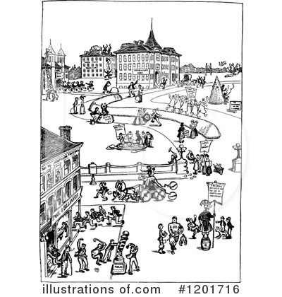 Royalty-Free (RF) People Clipart Illustration by Prawny Vintage - Stock Sample #1201716