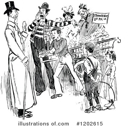 Royalty-Free (RF) People Clipart Illustration by Prawny Vintage - Stock Sample #1202615