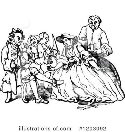 Royalty-Free (RF) People Clipart Illustration by Prawny Vintage - Stock Sample #1203092