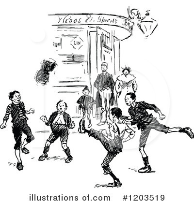 Royalty-Free (RF) People Clipart Illustration by Prawny Vintage - Stock Sample #1203519