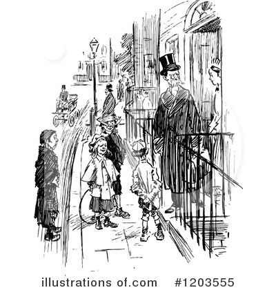 Royalty-Free (RF) People Clipart Illustration by Prawny Vintage - Stock Sample #1203555