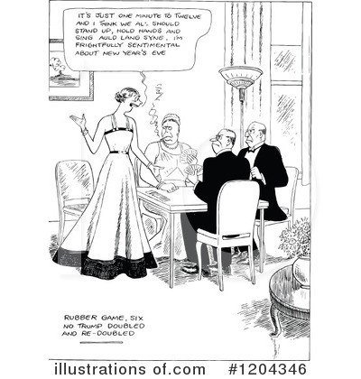 Royalty-Free (RF) People Clipart Illustration by Prawny Vintage - Stock Sample #1204346