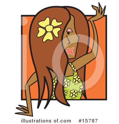 Hula Dancers Clipart #15787 by Andy Nortnik
