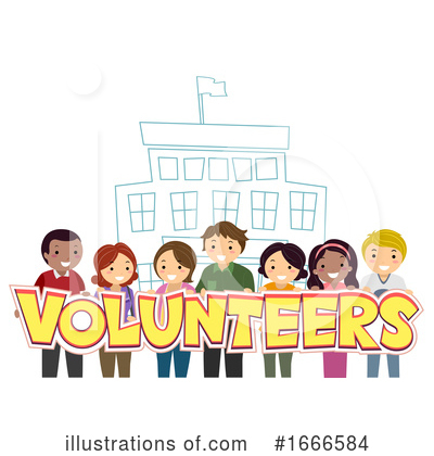 Volunteers Clipart #1666584 by BNP Design Studio
