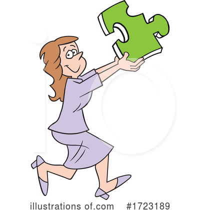 Puzzle Piece Clipart #1723189 by Johnny Sajem