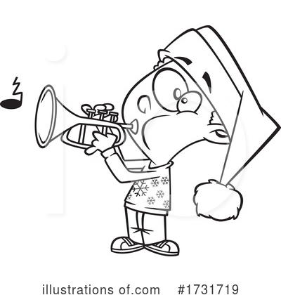 Trumpet Clipart #1731719 by toonaday